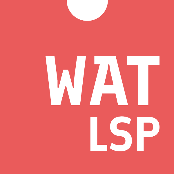 WebAssembly Text Format (WAT) Language Support